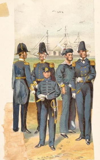Naval Uniforms, Crimean War