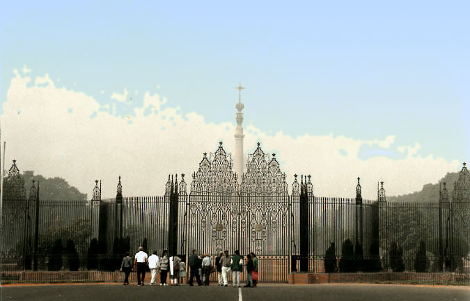 Outer Gate of Rashtrapati Bhawan (former Viceroy's Palace)