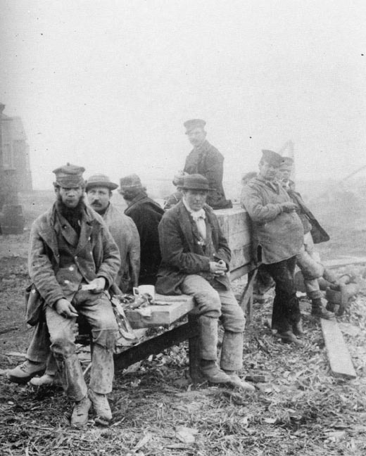 Navvies, Manchester Ship Canal, 1880s