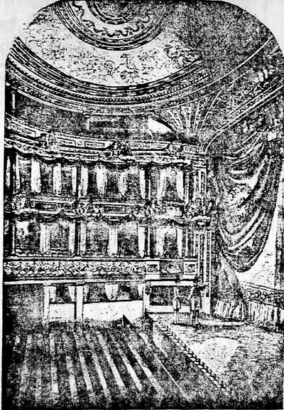 The interior of the Lyceum, 1834-1856.