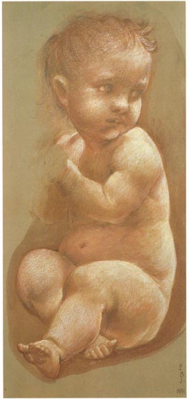 Study of a Baby for the Infant Christ