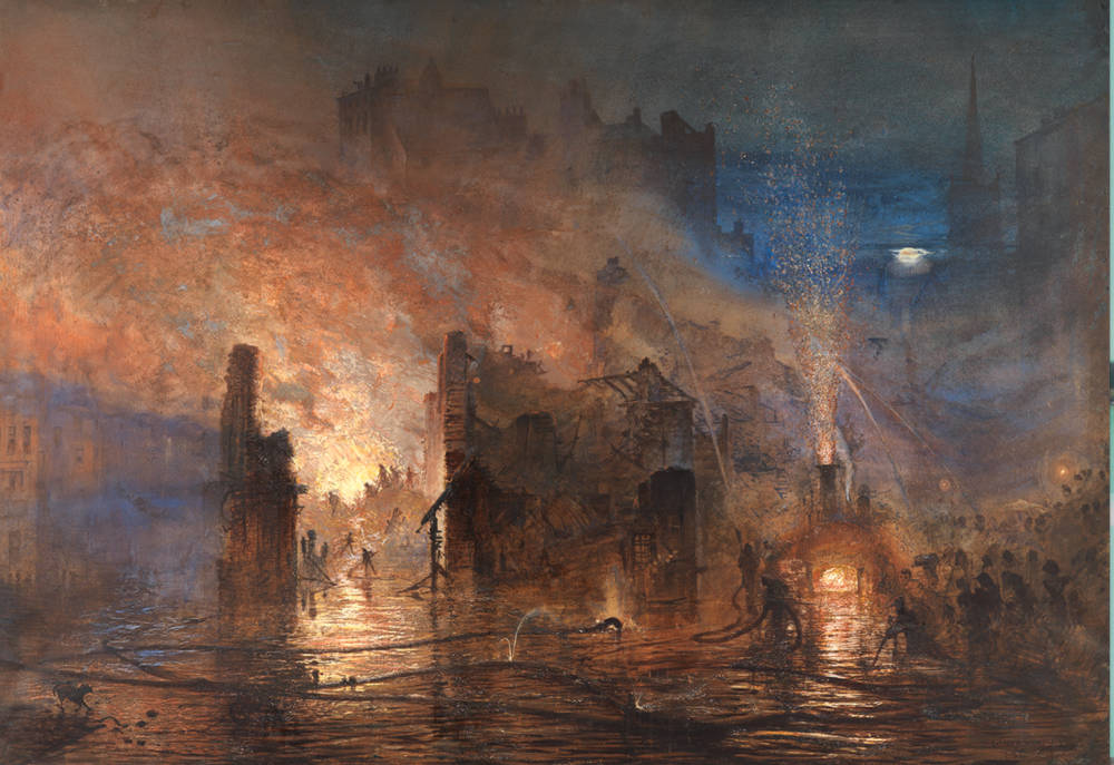 The Fire at Clerkenwell, July 28 1876