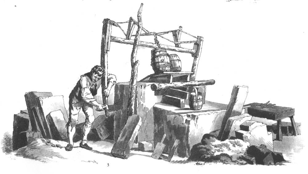 Sawing Stone