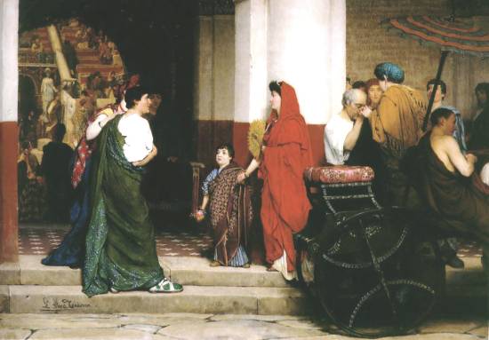 Entrance to a Roman Theatre by Alma-Tadema