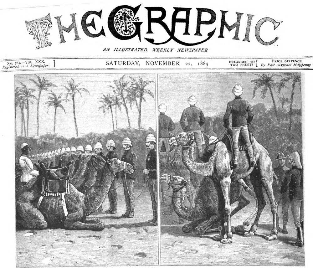 The First Drill of the Camel Corps at Assouan
