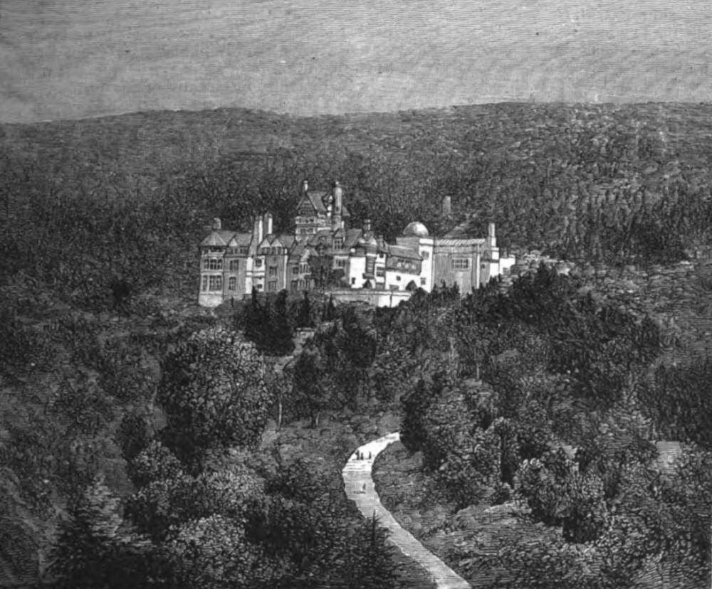 Cragside from the South Side of the Glen