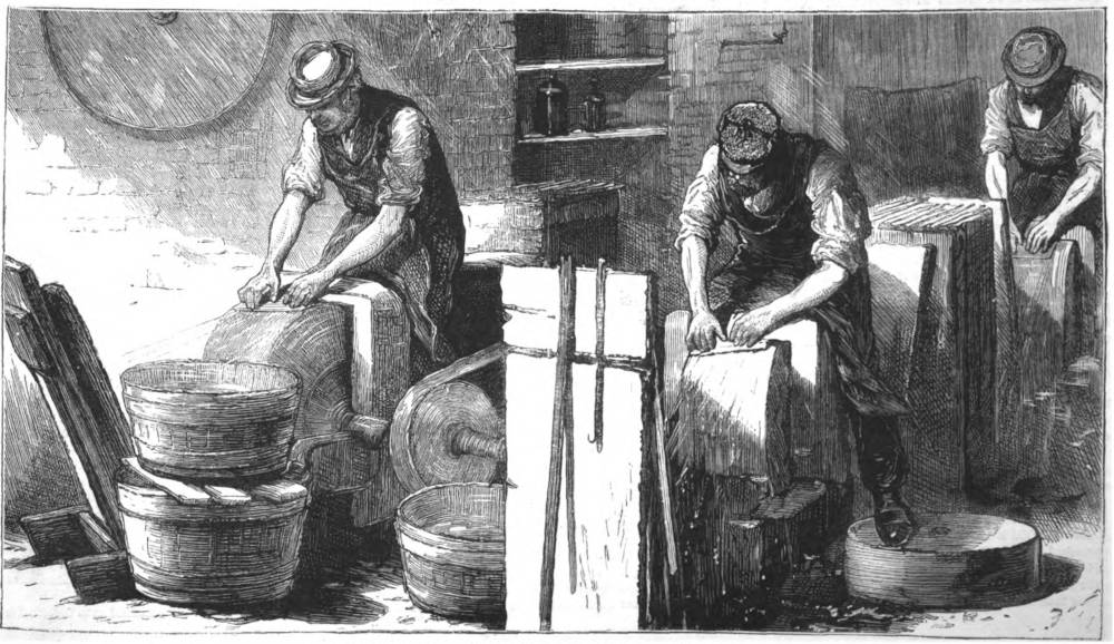 Interior of a Grinding Wheel