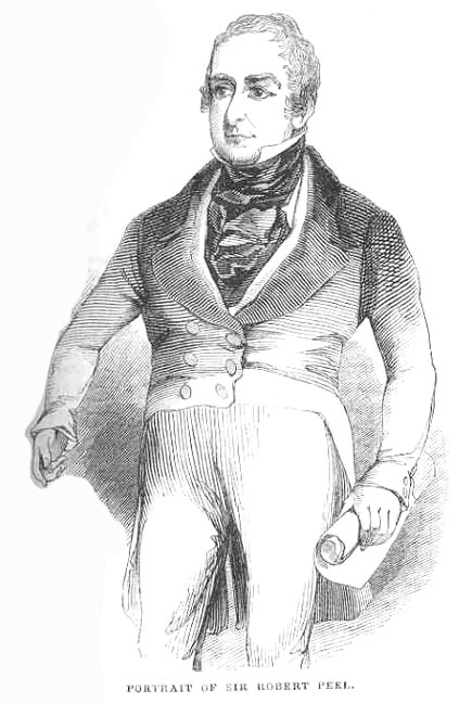 Portrait of Sir Robert Peel