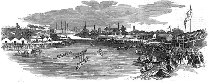 Manchester Regatta — from a Sketch by Mr. Hayes