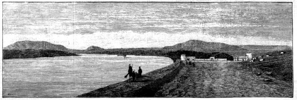 Looking down the Nile to Abou Hamed Fort