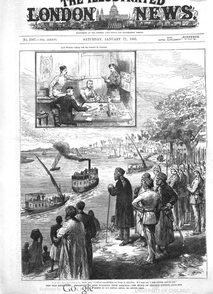 Front Page of the January “Illustrated London News” for 17 January 1855