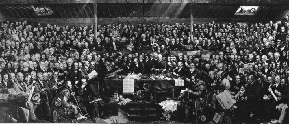 The Disruption Painting by D. O. and A. R. Hill