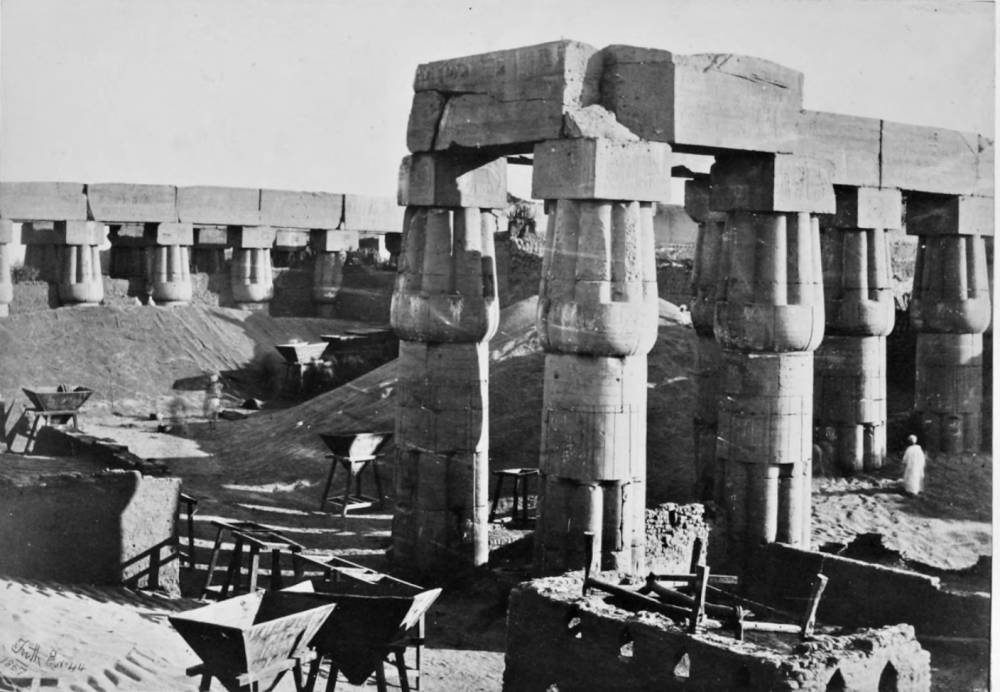 Portion of the Great Temple, Luxor (The Government Corn Stores)