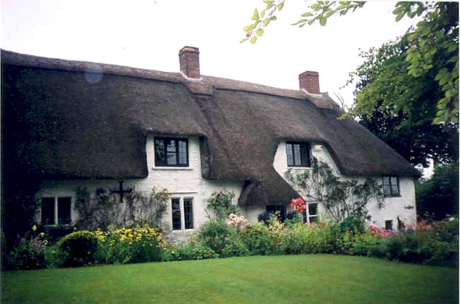 Tess Durbeyfield's thatched cottage at