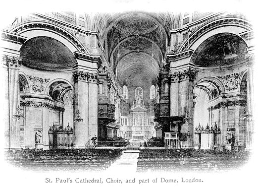 St. Paul's Cathedral, Choir, and part of Dome