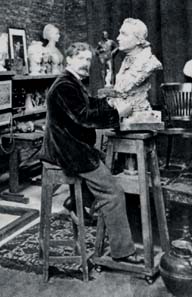 Gilbert in his studio