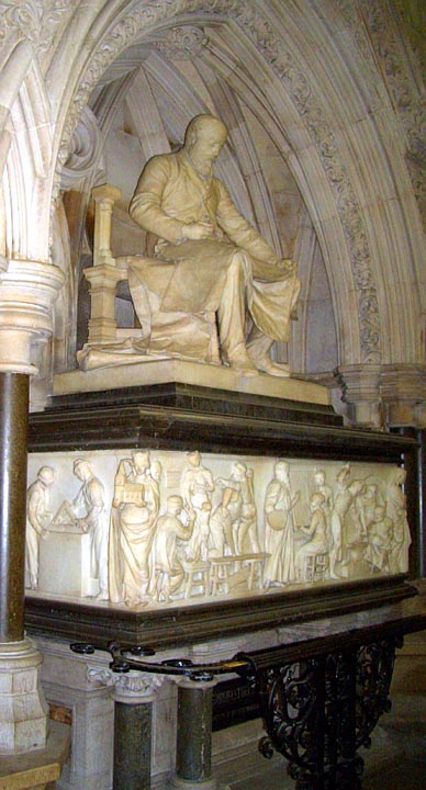 Memorial sculpture of G. E. Street