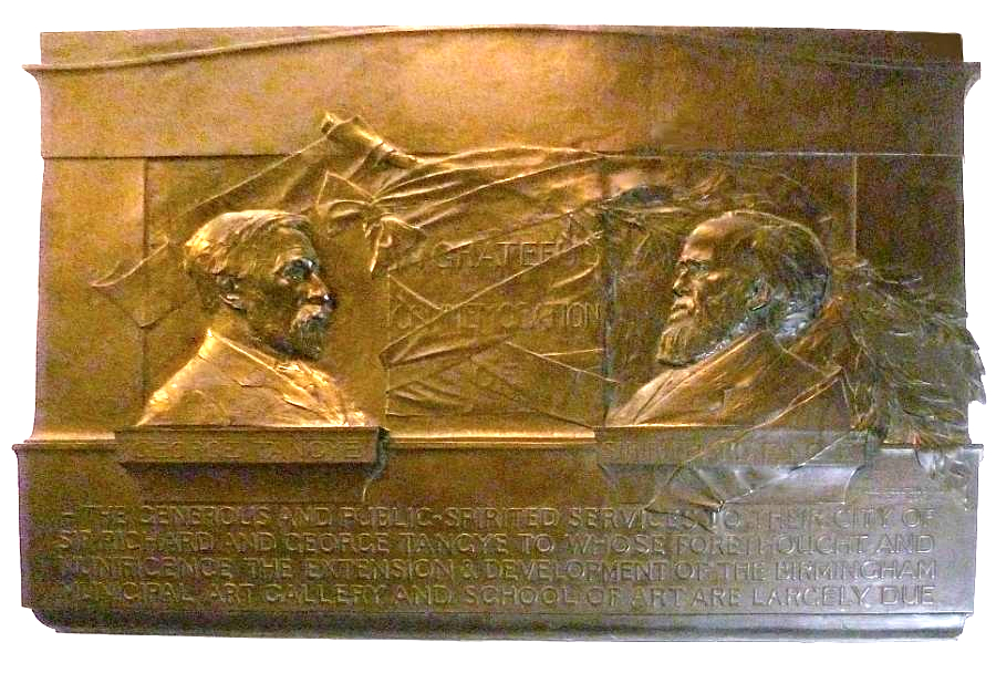 Commemorative Plaque for George and Sir Richard Tangye