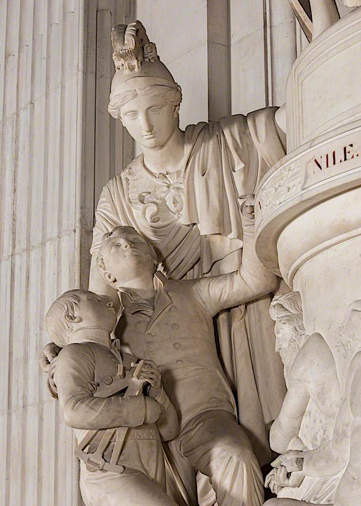 Closer view of Britannia