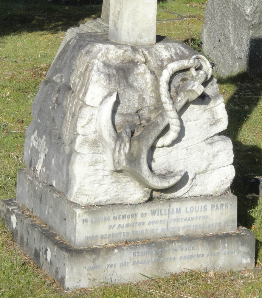 Funerary Monument To William Louis Parry 1896 70 Years Brookwood Cemetery