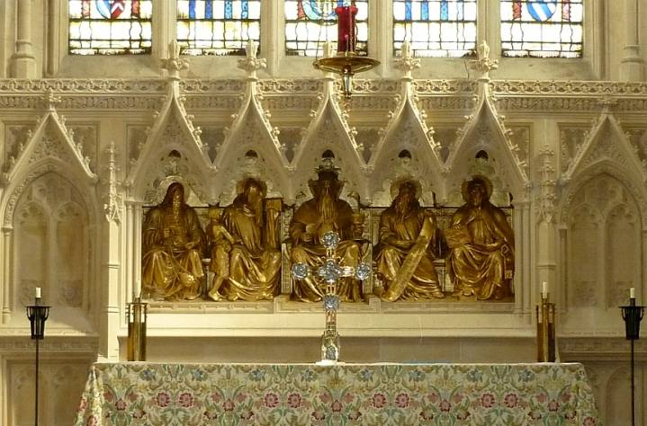Reredos, St John the Baptist, Cardiff