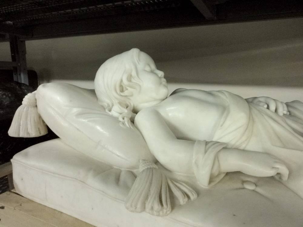 The Bimba Dormiente,” by Baron Marochetti