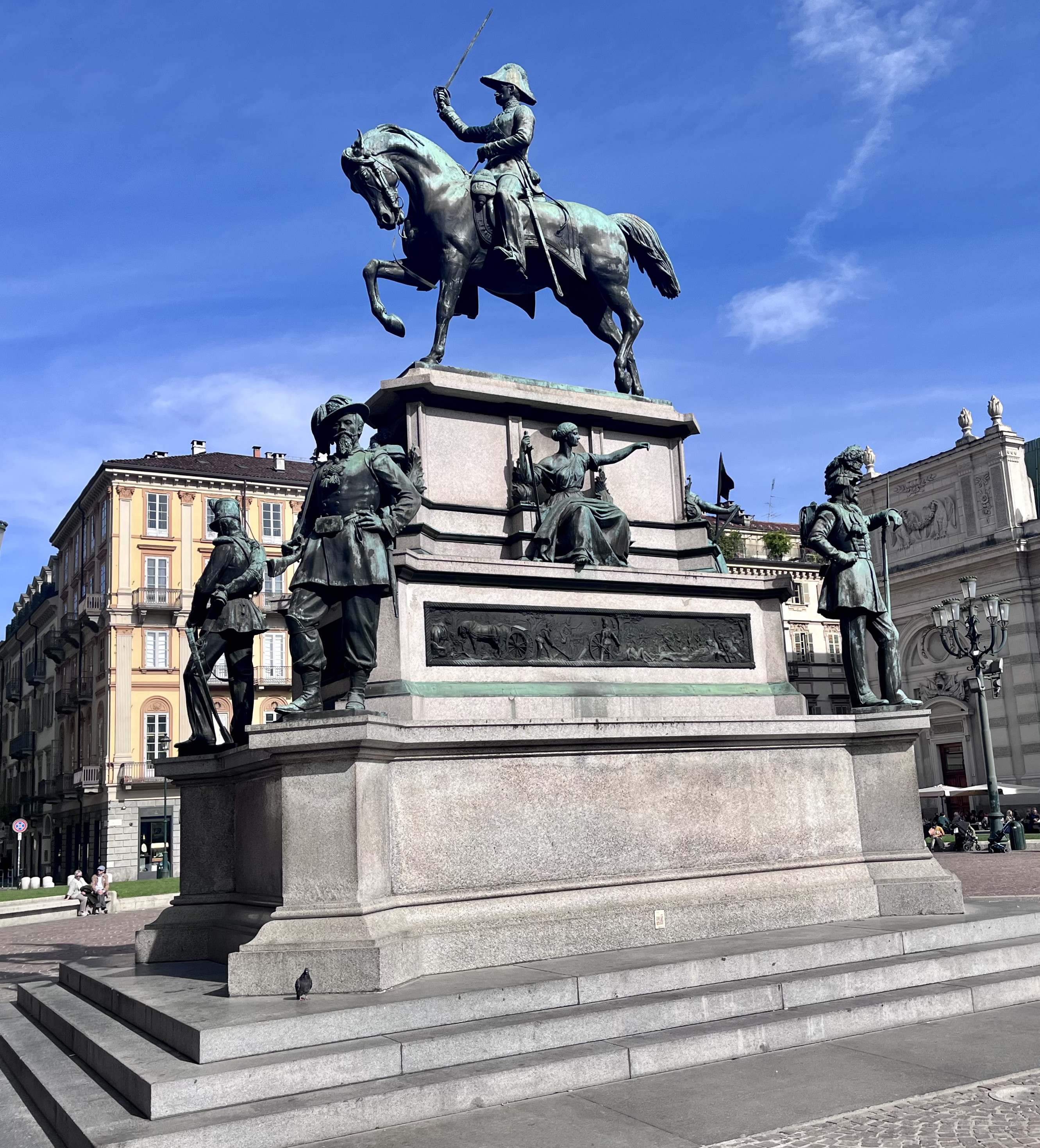 Monument to Carlo Alberto,”
by Baron Marochetti