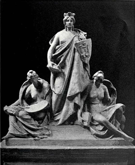 Sketch Model of Allegorical Group for Public Building” by William Birnie Rhind, RSA, 1873-1933