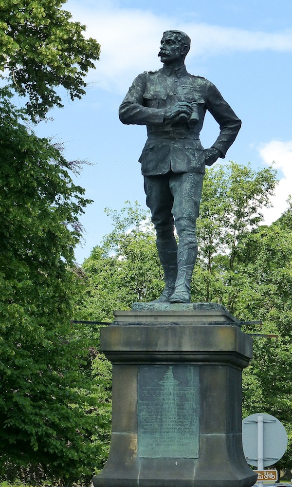 Monument to Colonel Benson by John Tweed, in Hexham, Northumberland