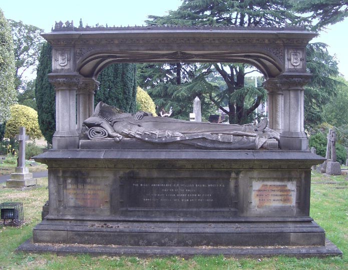 Tomb of William Baliol Brett, First Viscount Esher (1815-1899) and his French wife Eugénie Mayer (1814-1904) by  Francis John Williamson (1833-1920)