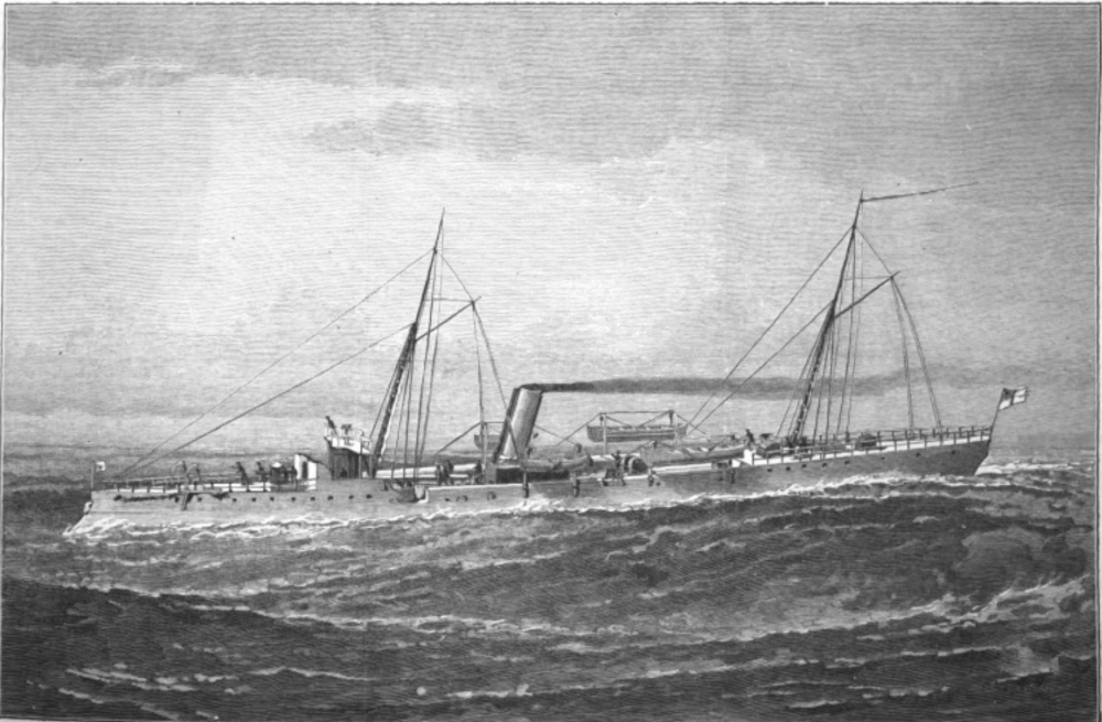 Attempted launch of the ironclad frigate Northumberland at Millwall