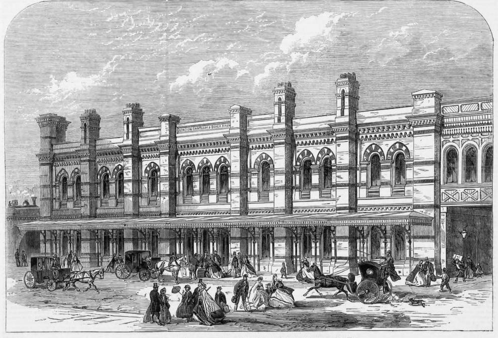 The Ludgate Hill Station of the London, Chatham, and Dover Railway