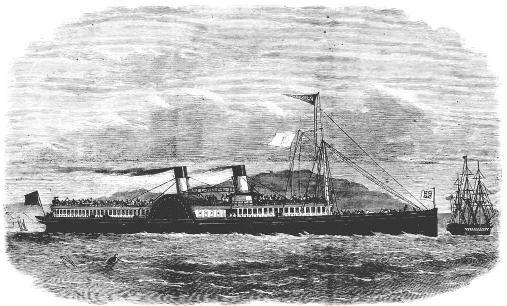 Saloon Steam-Packet Company’s Vessel Alexandra, for Passengers Travelling on the Thames