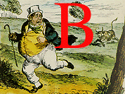 decorative initial 'B'