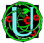 Illuminated initial U