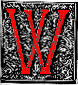 decorative initial 'W'