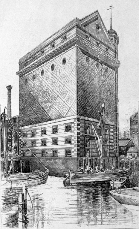 A Grain Silo at Greenwich for Messrs. S. P. Mumford & Co.