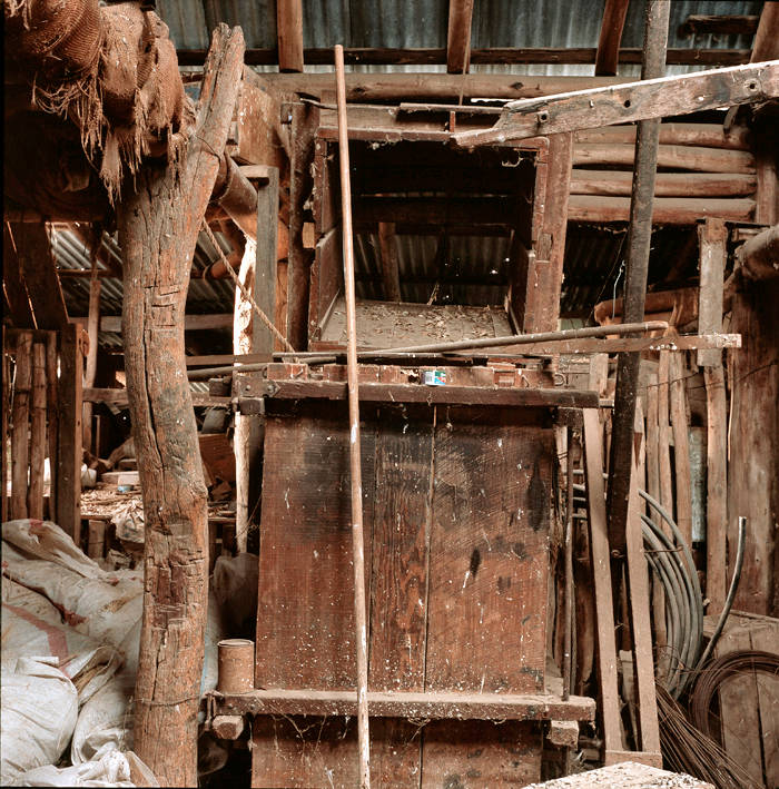 Garthowen shed interior