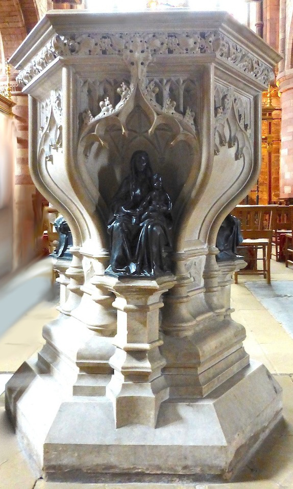 Carlisle Cathedral font