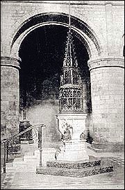 Carlisle Cathedral font with lid