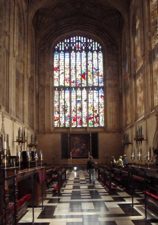 Interior of King's College Chapel in 1841