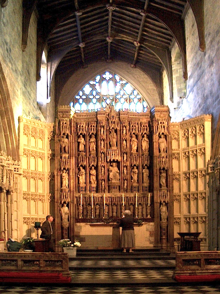 Chancel and reredos of the Cathedral Church of St Nicholas