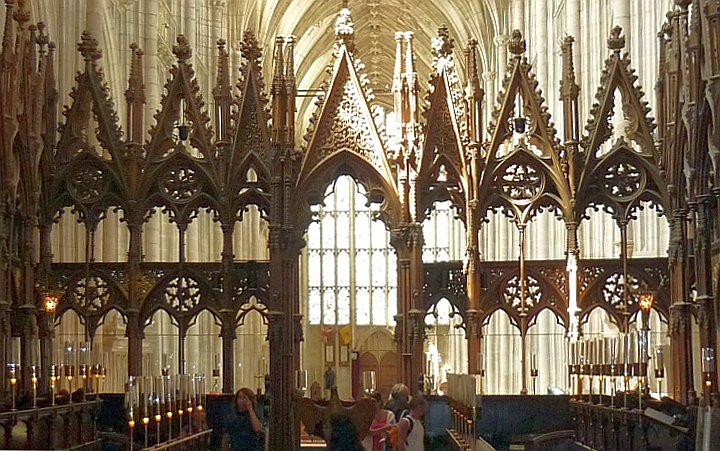 Choir screen, Winchester Cathedral
