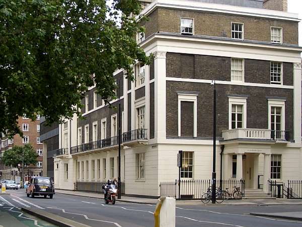 Houses by Cubitt in Gordon Square, Bloomsbury, London