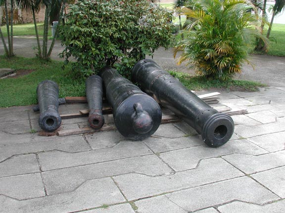 Canons, Fort Cornwallis, Georgetown, Penang, Malaysia