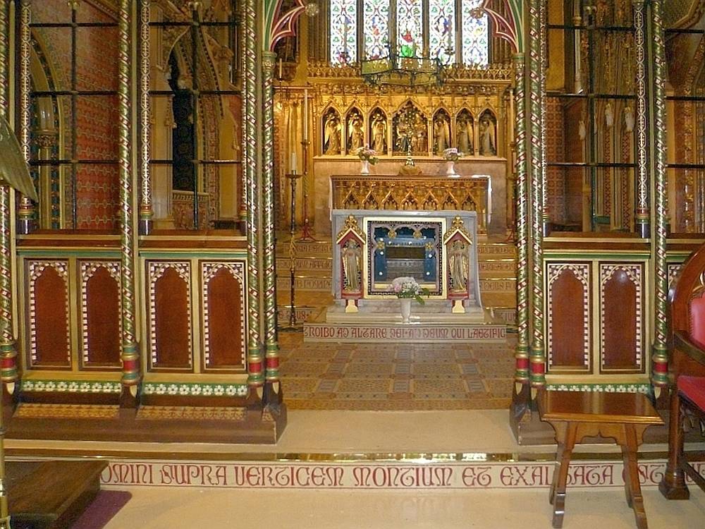 Chancel of St Giles', Cheadle, by A. W. N. Pugin