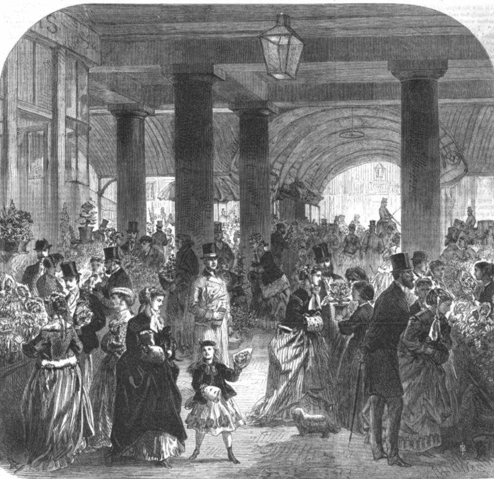 The Spring season in Covent-Garden Market