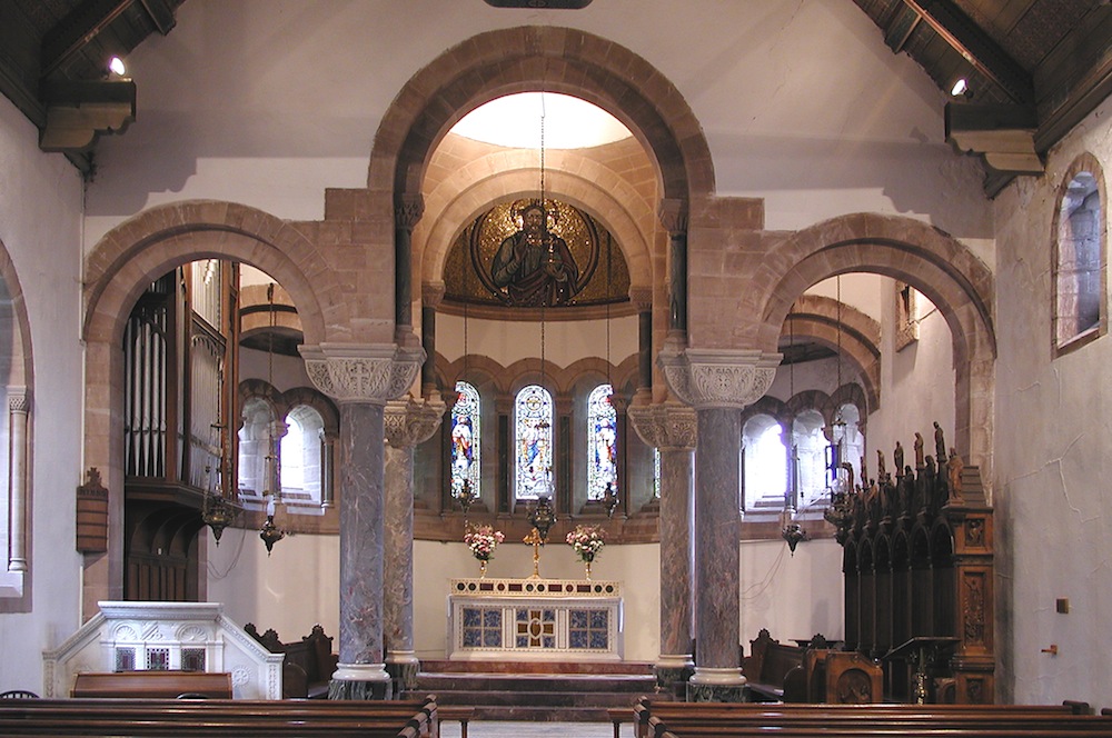 St Catherine, interior