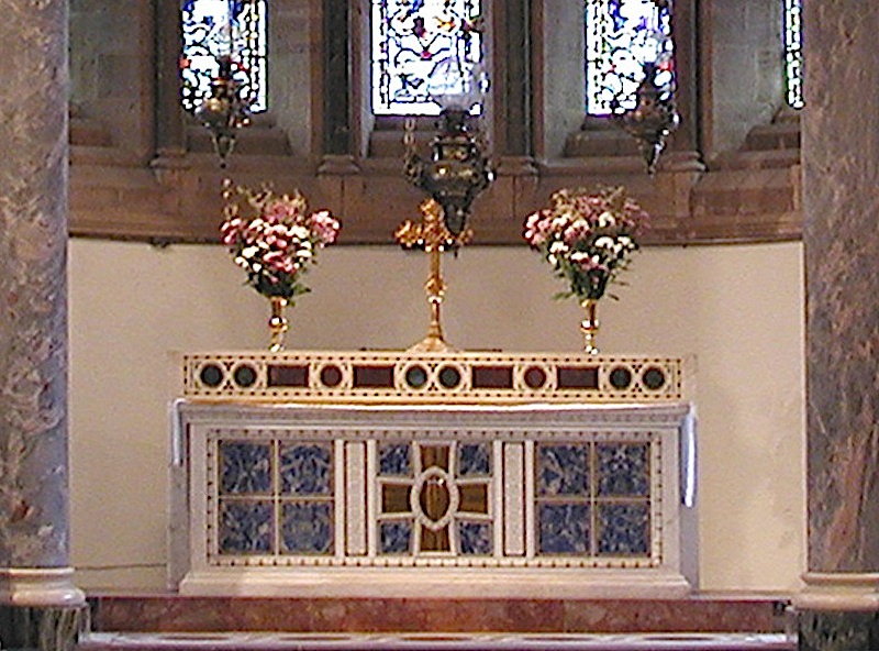 St Catherine, altar