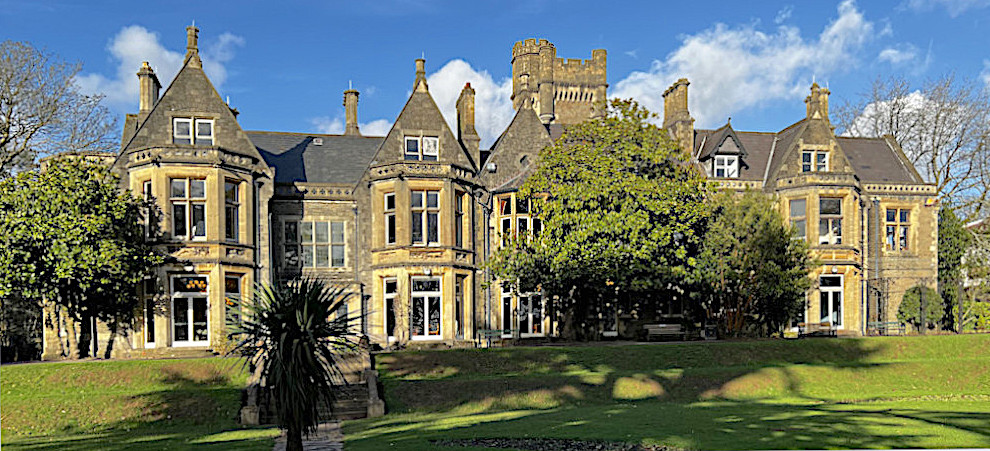 Insole Court, garden front now